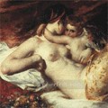 Venus and Cupid female body William Etty